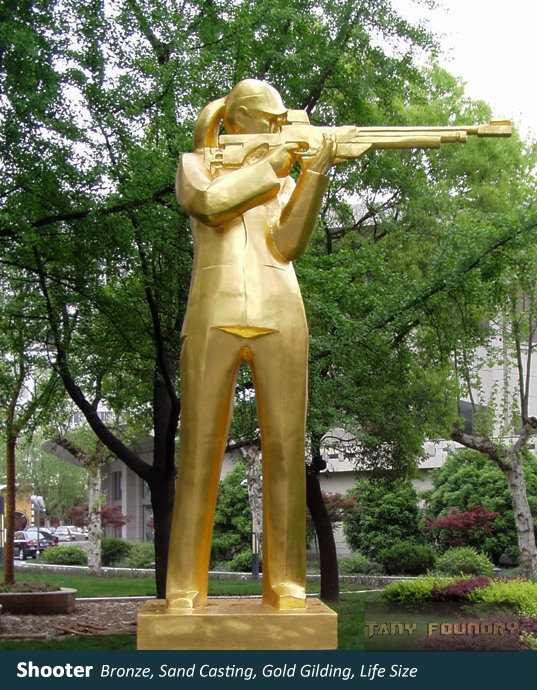 The Application of Gold Gilding in Sculpture