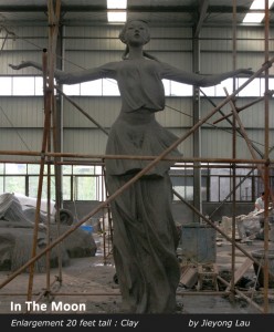 monumental sculpture foundry sand casting China