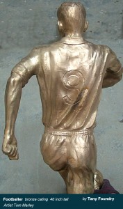 Lost wax bronze casting art foundry China