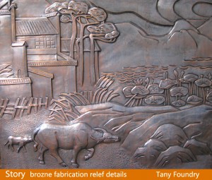 Bronze relief | sculpture fabricator China